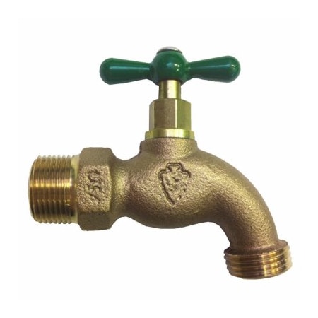 Arrowhead Brass 34MPT HD Hose Bibb 302LF